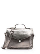 Cross Body Tas Vintage Leder Paul marius Grijs vintage GEORGE