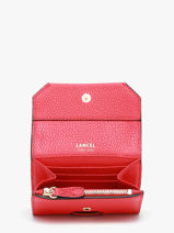 Mini Portefeuille Ninon Leder Lancel Rood ninon A13179-vue-porte