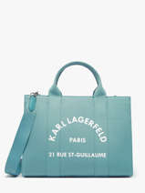 Handtas Rsg Katoen Karl lagerfeld Blauw rsg A1W50010