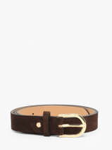 Riem Leder Milano Bruin velvet VE25067