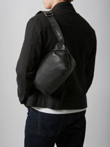 Belt Bag Jos Leder Arthur & aston Zwart thomas 5-vue-porte