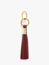 Sleutelhanger Premier Flirt Leder Lancel Violet charms A12922
