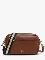 Cross Body Tas Soft Lulu castagnette Bruin soft YAHIA