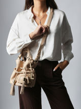 Bucket Bag S Premier Flirt Leder Lancel Beige premier flirt A10109-vue-porte