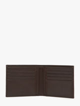 Portefeuille Leder Hugo boss Bruin smooth HLW403Y-vue-porte