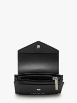 Portemonnee Lancaster Zwart maya double kba 10-vue-porte