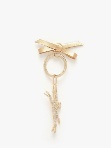 Longchamp Porte-cls cheval animation st Sleutelhanger Goud