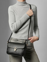 Cross Body Tas Merline Hexagona Zwart merline 2520211-vue-porte