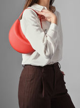 Longchamp Le roseau Handtas Rood-vue-porte