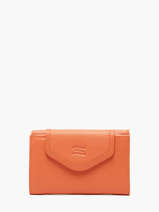 Portefeuille Caviar Leder Crinkles Oranje caviar 15020