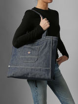 Tote Bag Denim Dickies Blauw denim KD0A4Z6B-vue-porte