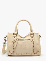Cross Body Tas Houston Leder Basilic pepper Beige houston BHOU72