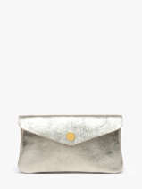 Portemonnee Nine Leder Milano Zilver nine NI23113O