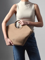Handtas Neflier Pearl Woomen Beige neflier pearl WNEP01-vue-porte