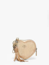 Portemonnee Vintage Leder Mila louise Beige vintage 16083X