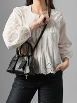 Cross Body Tas Love Bag Icon Leder Pinko Zwart love bag icon 5333A0QO-vue-porte