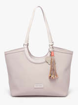 Schoudertas Grigri Polyurethaan David jones Violet grigri CM8380