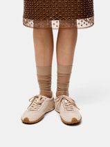 Sneakers Bridge Uit Leder Hoff Beige women 22561018-vue-porte