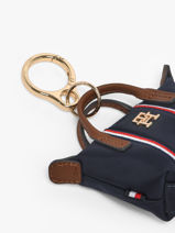 Sleutelhanger Tommy hilfiger Blauw popette AW18564-vue-porte