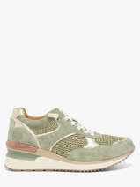 Sneakers Met Platformzool Uit Leder Mam