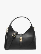 Cross Body Tas Caviar Leder Milano Zwart caviar CA26022