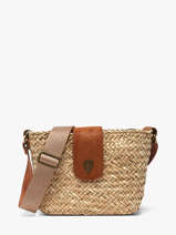 Cross Body Tas Estival Raphia Le voyage en panier Beige estival PM944