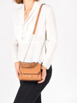 Handtas S Ninon Leder Lancel Bruin ninon A09221-vue-porte