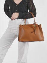 Handtas M Azalie Ted lapidus Bruin azalie TLHF9584-vue-porte