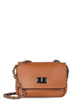 Cross Body Tas Caviar Leder Milano Bruin caviar CA21122