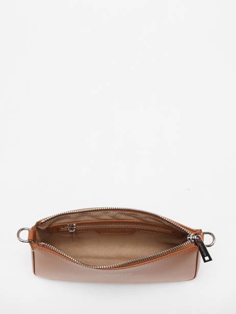 Baguette Tas Suave Leder Lancaster Bruin suave even 14 ander zicht 3