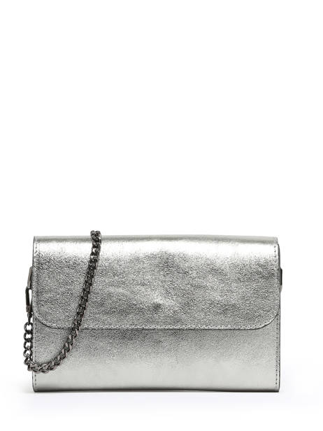 Cross Body Tas Nine Leder Milano Zilver nine NI23064N
