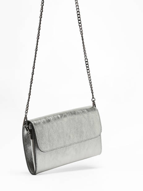 Cross Body Tas Nine Leder Milano Zilver nine NI23064N ander zicht 2