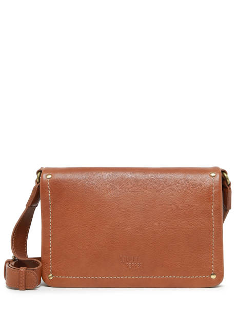 Cross Body Tas Boston Leder Basilic pepper Bruin boston BBOS01