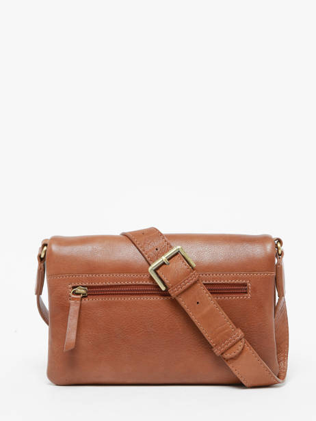 Cross Body Tas Boston Leder Basilic pepper Bruin boston BBOS01 ander zicht 4