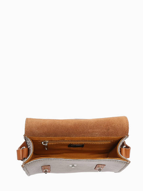 Cross Body Tas Mini Indispensable Leder Paul marius Grijs vintage MINI ander zicht 3