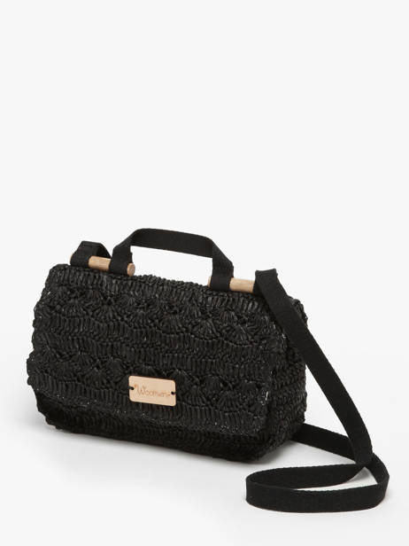 Cross Body Tas Clematite Woomen Zwart clematite WCLE03 ander zicht 2