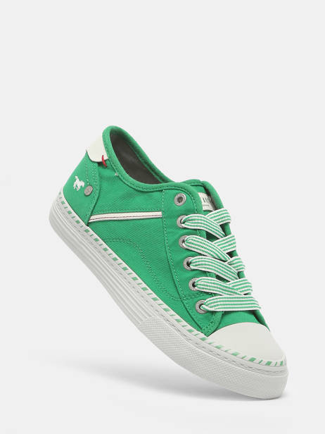 Sneakers Mustang Groen women 1376303 ander zicht 1