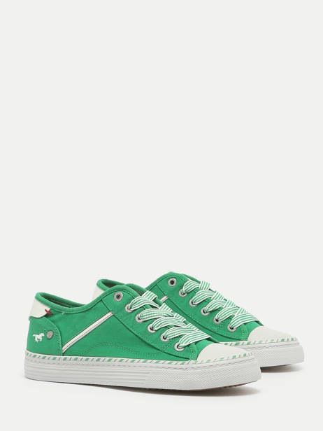 Sneakers Mustang Groen women 1376303 ander zicht 3