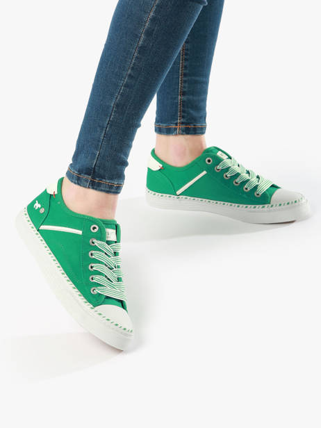 Sneakers Mustang Groen women 1376303 ander zicht 2