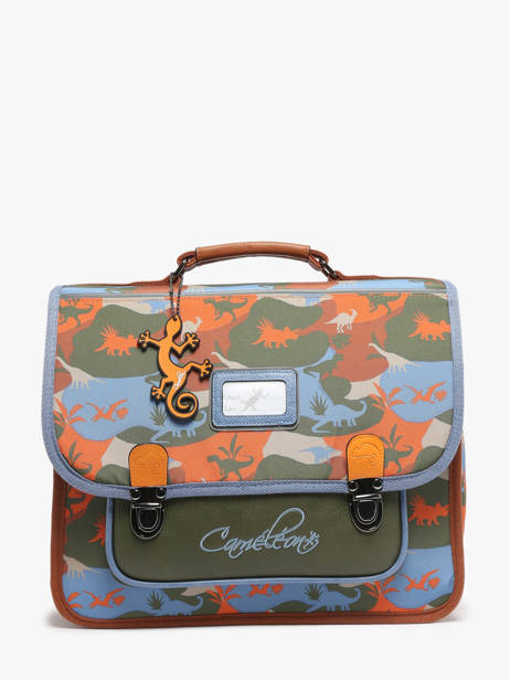 Boekentas Rétro 2 Compartimenten Cameleon Veelkleurig retro CA35