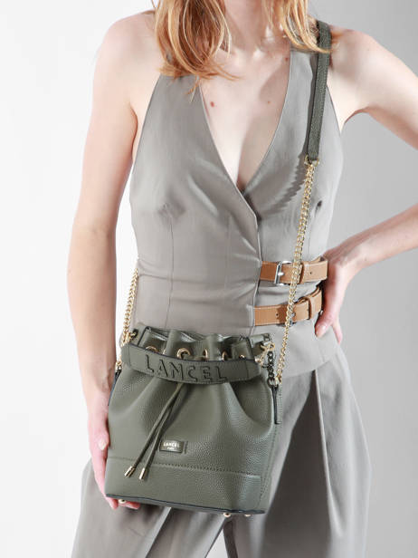 Bucket Bag S Ninon Leder Lancel Groen ninon A10922 ander zicht 1