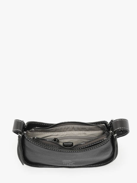 Cross Body Tas Foudre Leder Etrier Zwart foudre EFOD089S ander zicht 3