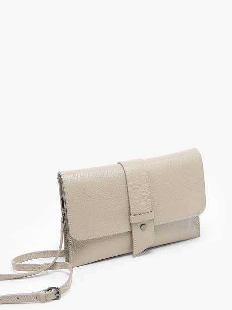 Cross Body Tas Caviar Leder Milano Beige caviar CA240610 ander zicht 2