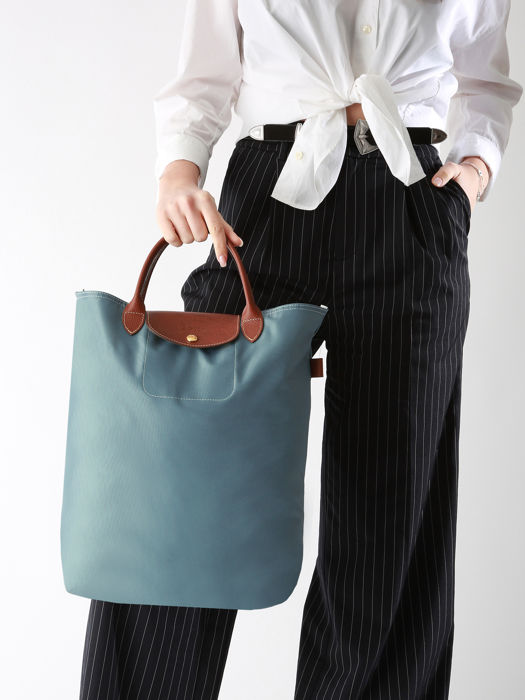 Longchamp Le pliage original Handtas Blauw