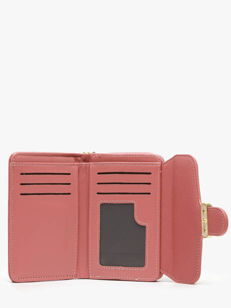 Portemonnee Met Kaarthouder Miniprix Roze safiano 78SM2650 ander zicht 1