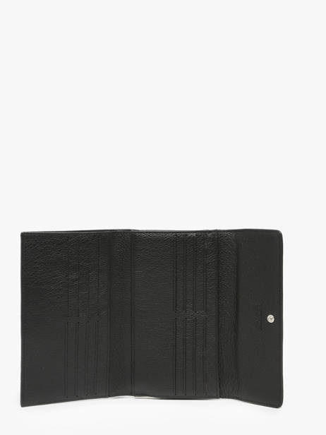 Portefeuille Foulonné Pia Leder Lancaster Zwart foulonne pm 22 ander zicht 1
