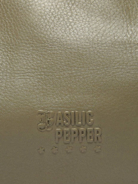 Schoudertas Cow Leder Basilic pepper Groen cow BCOW31 ander zicht 4