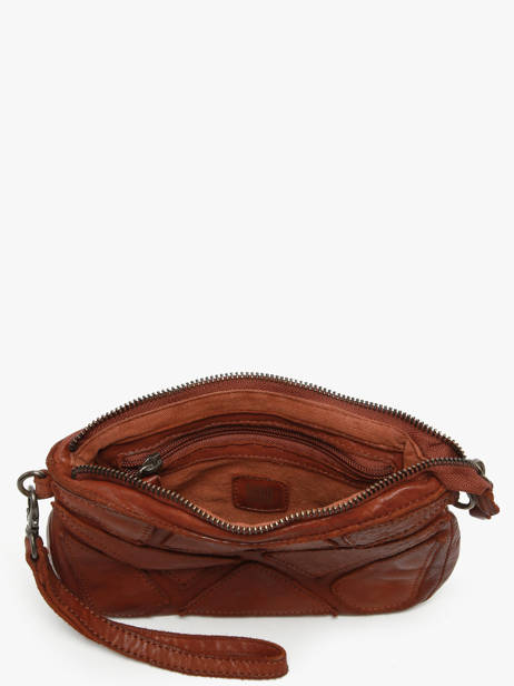 Schoudertas Heritage Leder Biba Bruin heritage DON1L ander zicht 3