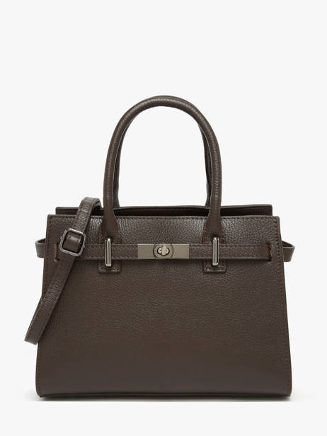 Handtas Caviar Leder Milano Bruin caviar CA24063