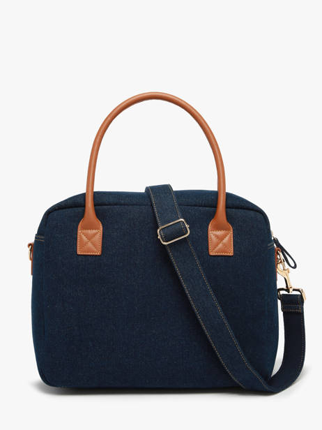Handtas Le Dandy Denim Brut Paul marius Blauw denim brut DANDYDEB ander zicht 4